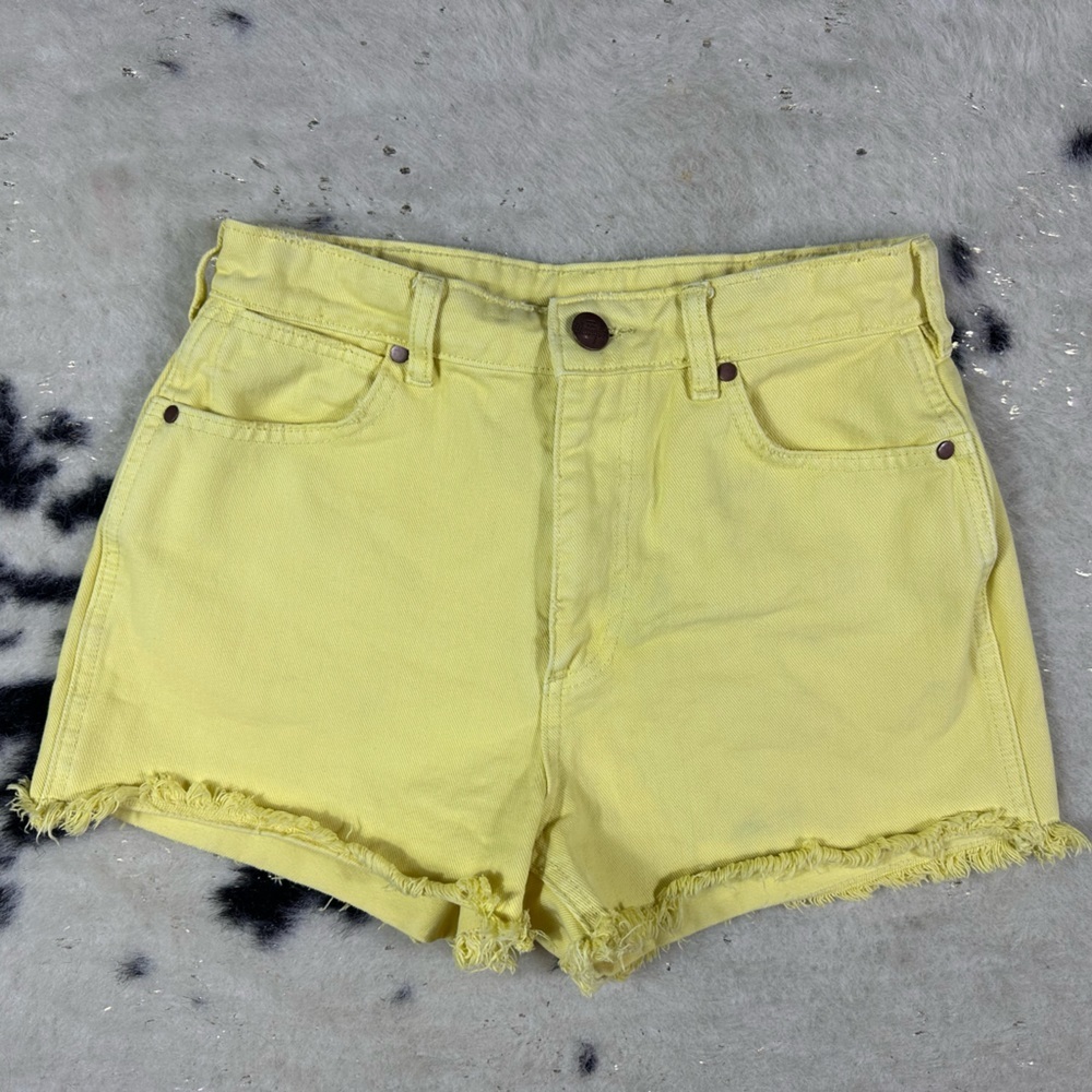 Billabong Yellow Jean Shorts